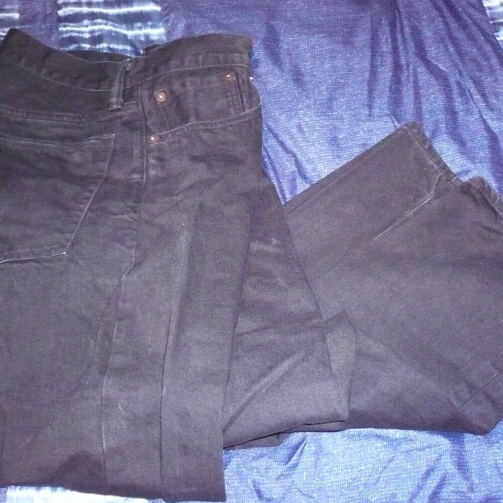 GAP JEANS TYPE LONG PANTS BLACK 32/30 STRAIGHT